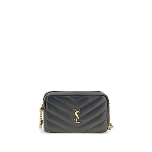 Saint Laurent Black Lamb Ovis Aries Aries Shoulder Bag