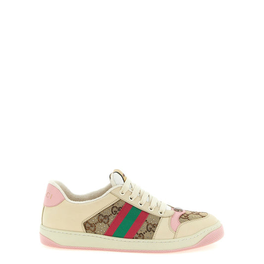 Gucci Multicolor Calfskin Low Top Sneakers