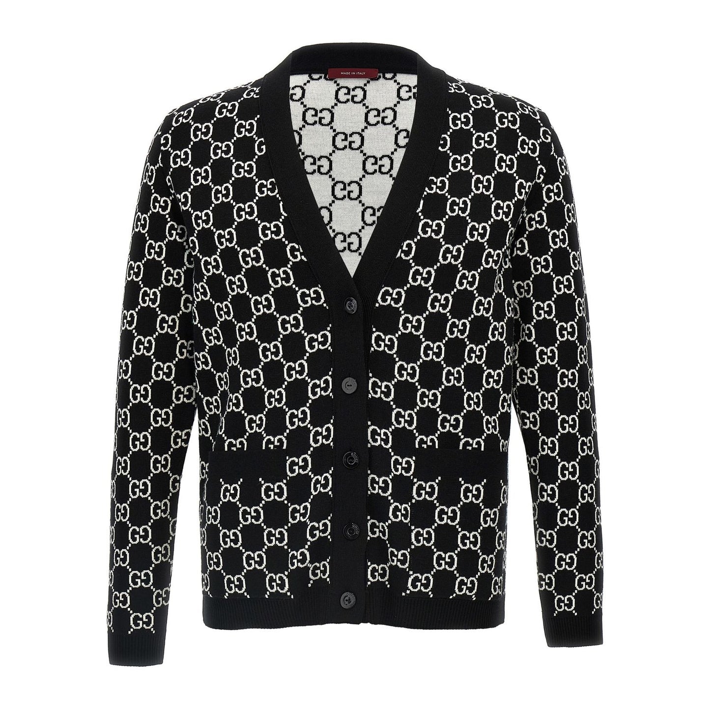 Gucci Bicolor Wool Cardigan