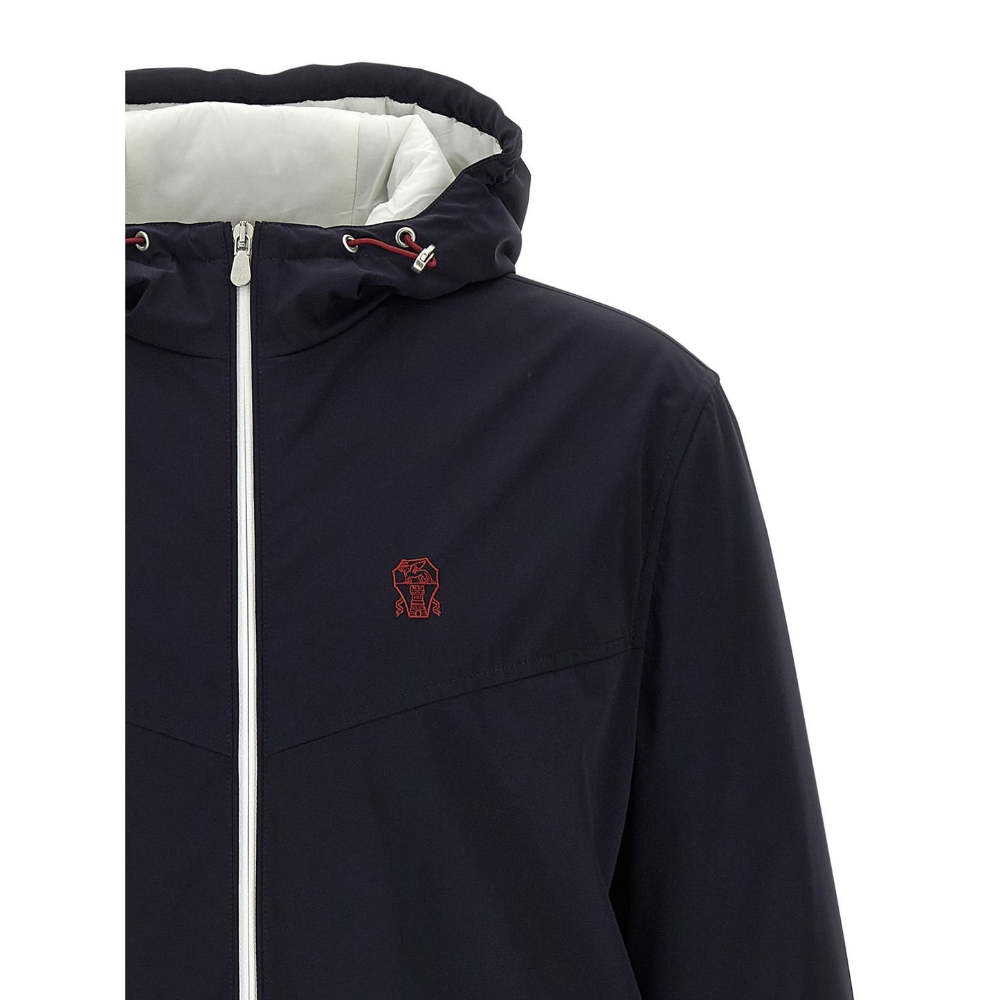 Brunello Cucinelli Blue Polyamide Shell Jacket
