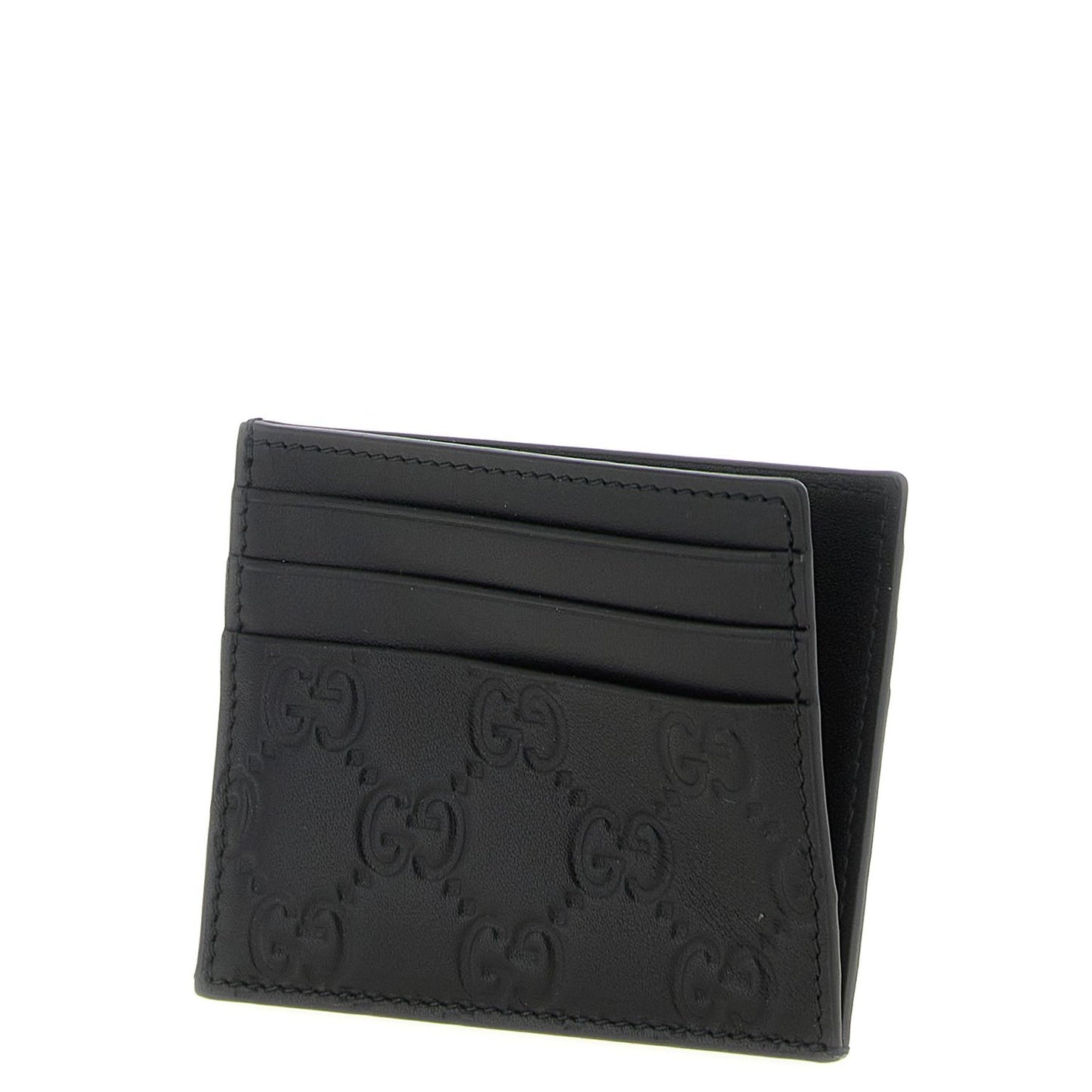 Gucci Black Calfskin Cardholder