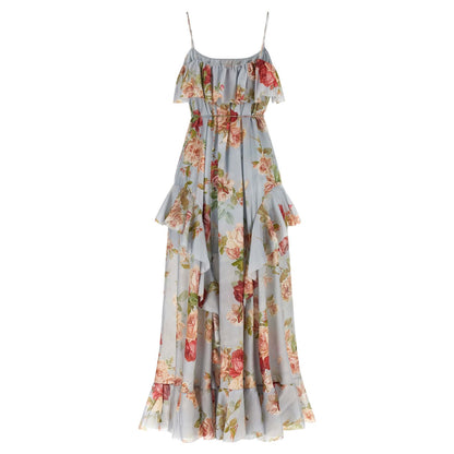 Zimmermann Multicolor Silk Long Dress