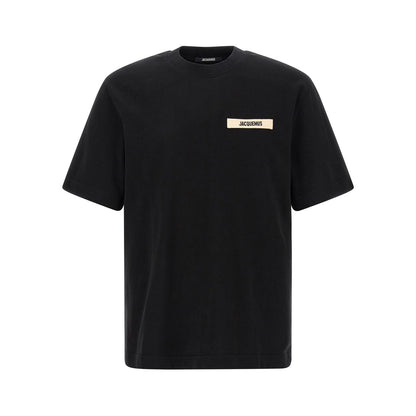 Jacquemus Black Cotton T-Shirt
