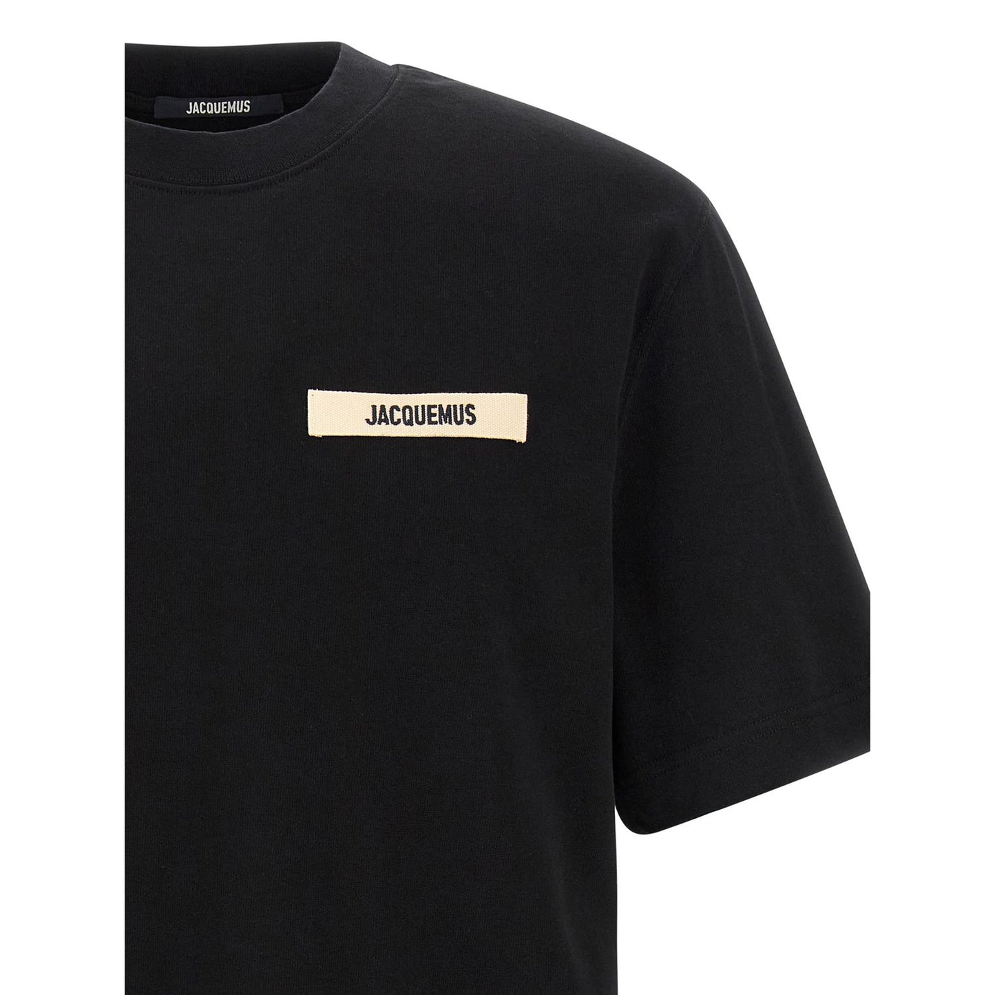 Jacquemus Black Cotton T-Shirt