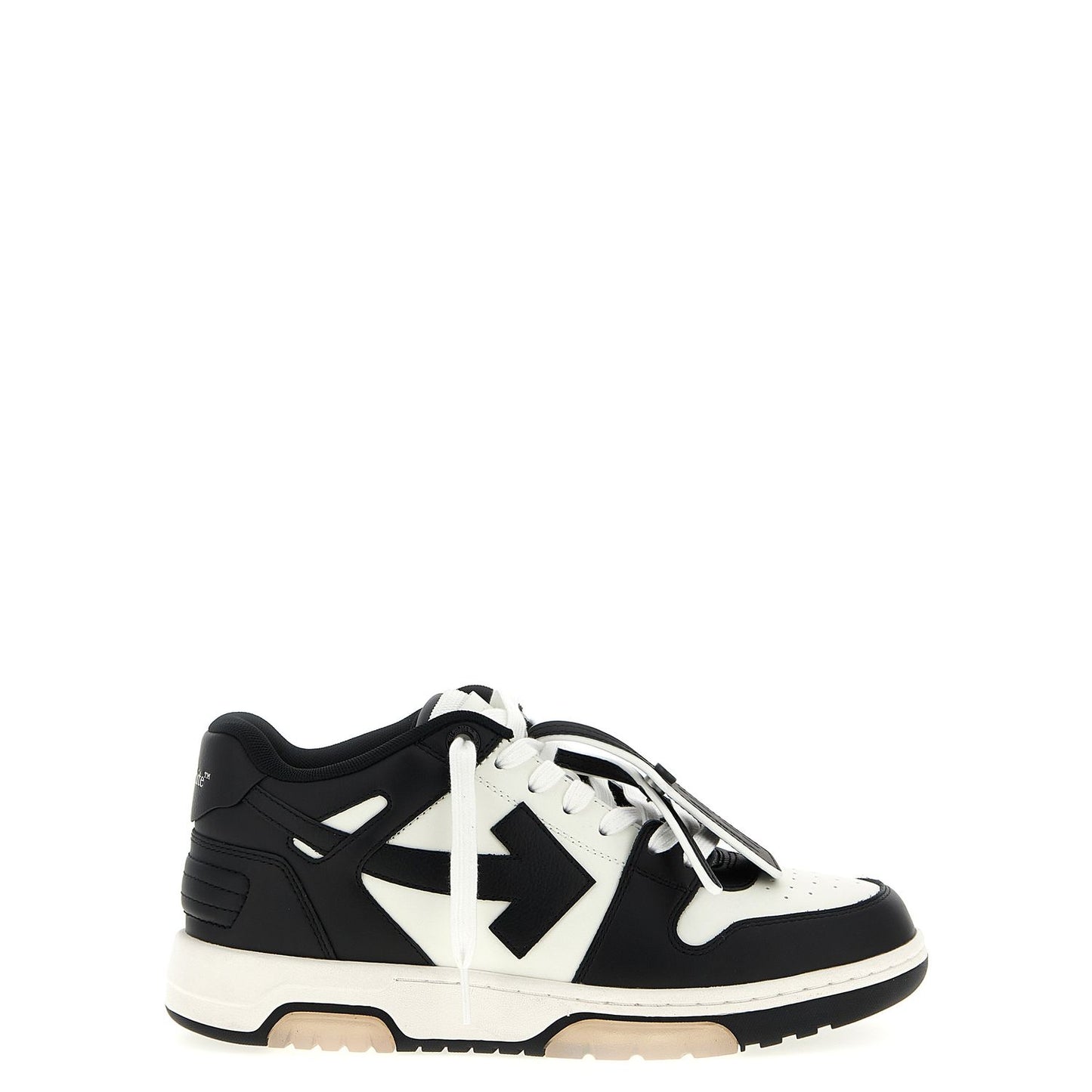 Off-White Bicolor Calfskin Low Top Sneakers