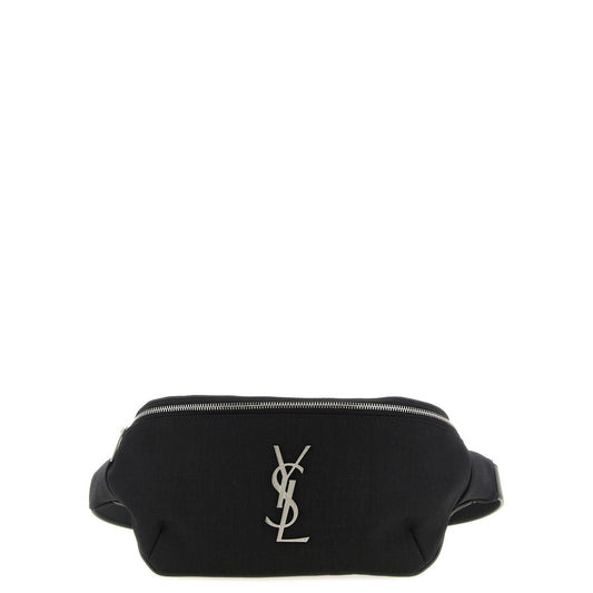 Saint Laurent Black Lamb Leather Crossbody Bag
