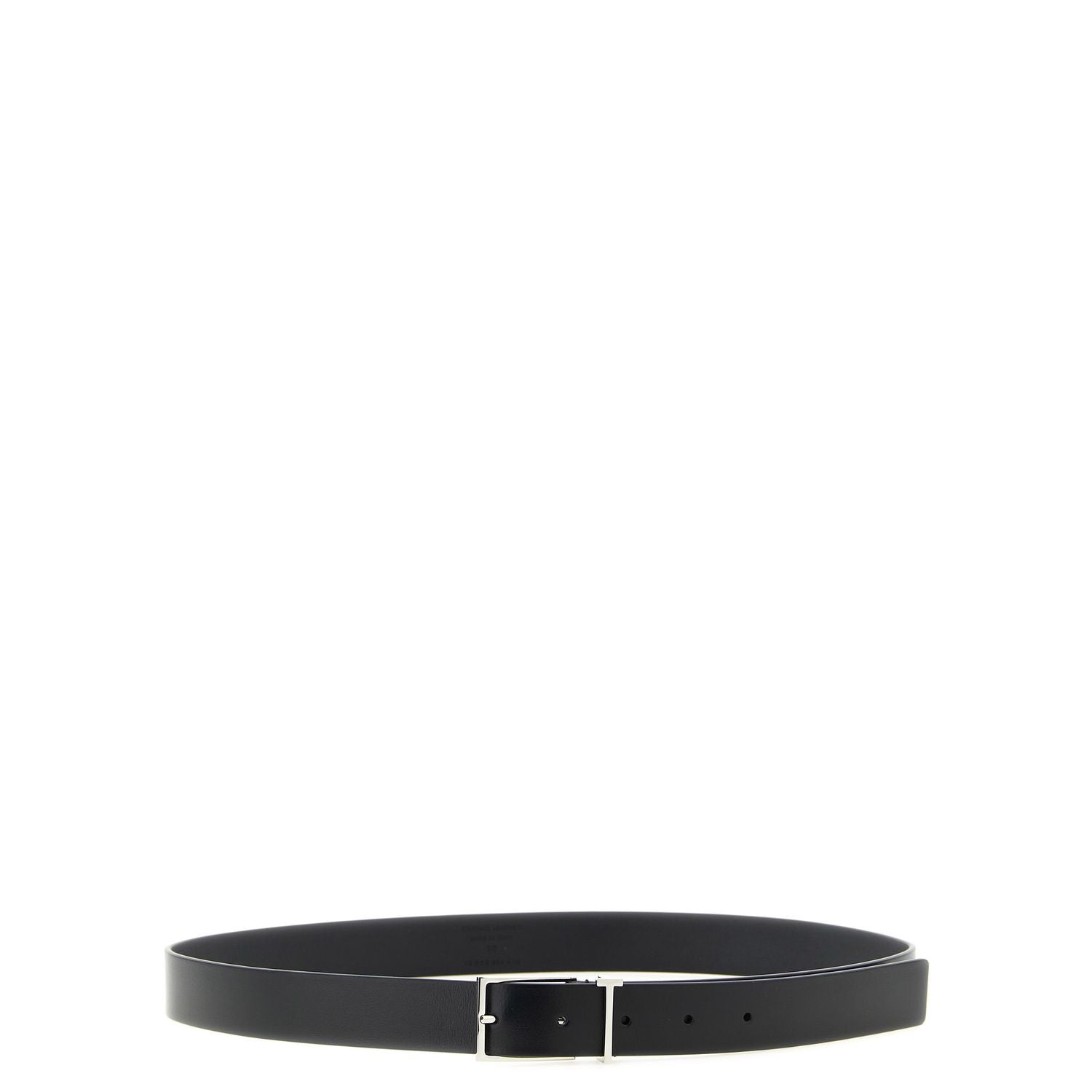 Tom Ford Black Calfskin Thin Belt