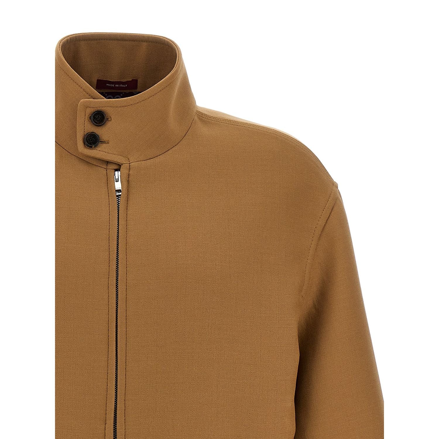 Gucci Brown Wool Full-Length Jacket