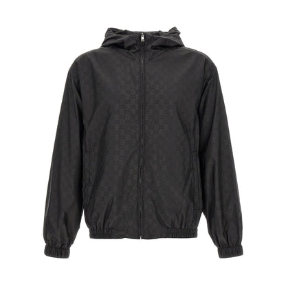 Gucci Black Polyamide Shell Jacket