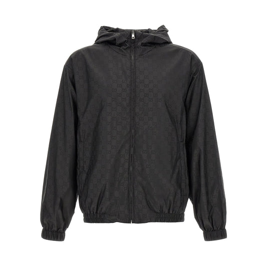 Gucci Black Polyamide Shell Jacket