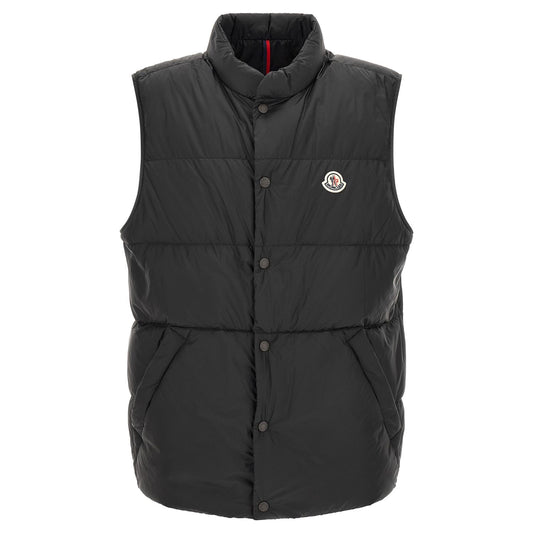 Moncler Black Polyamide Sleeveless Jacket