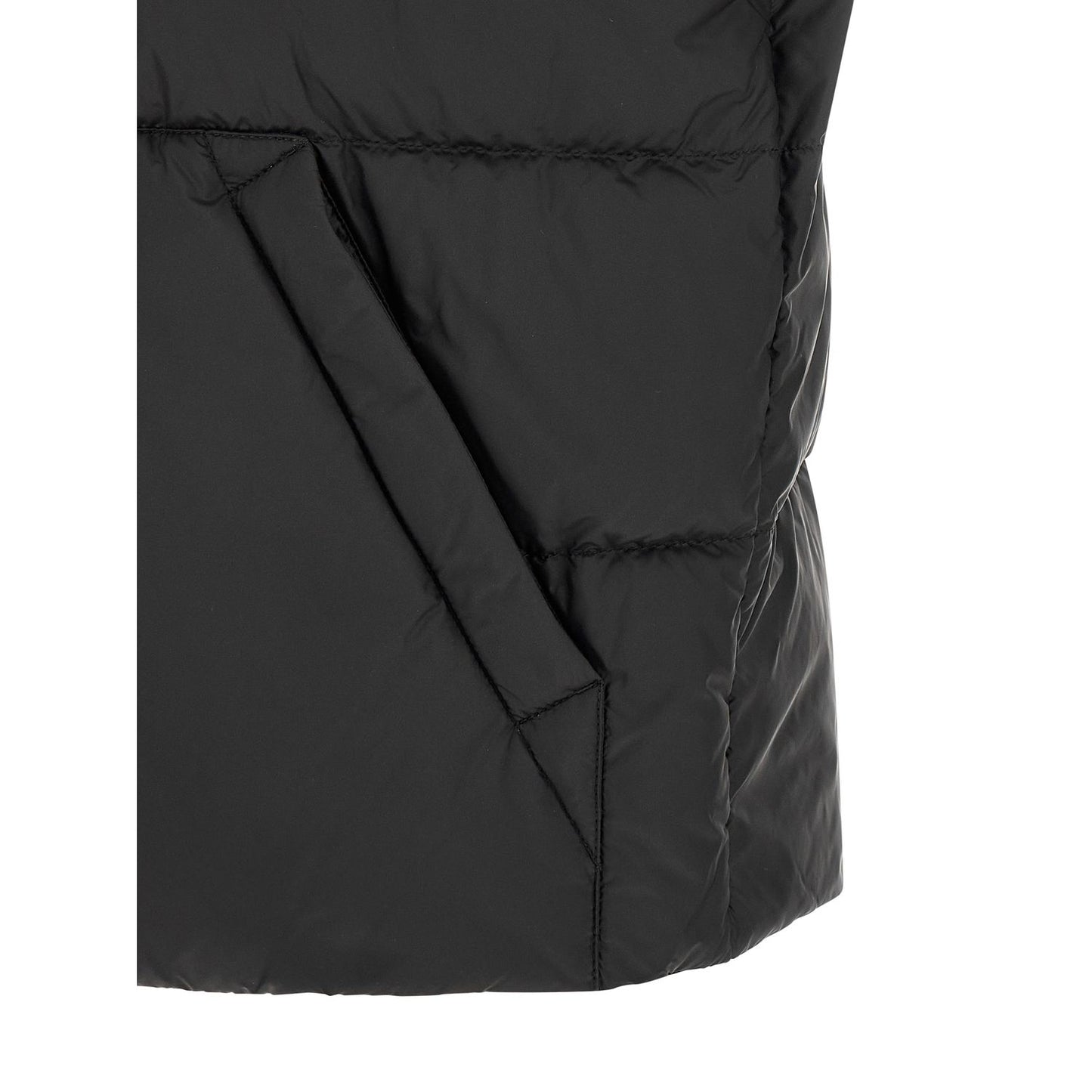 Moncler Black Polyamide Sleeveless Jacket