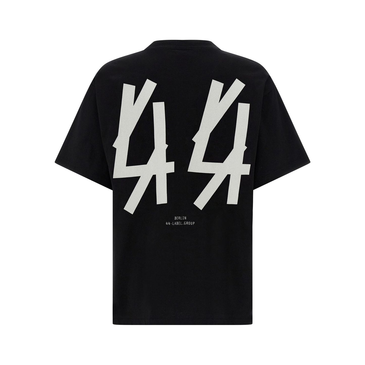 44 Label Group Black Cotton T-Shirt