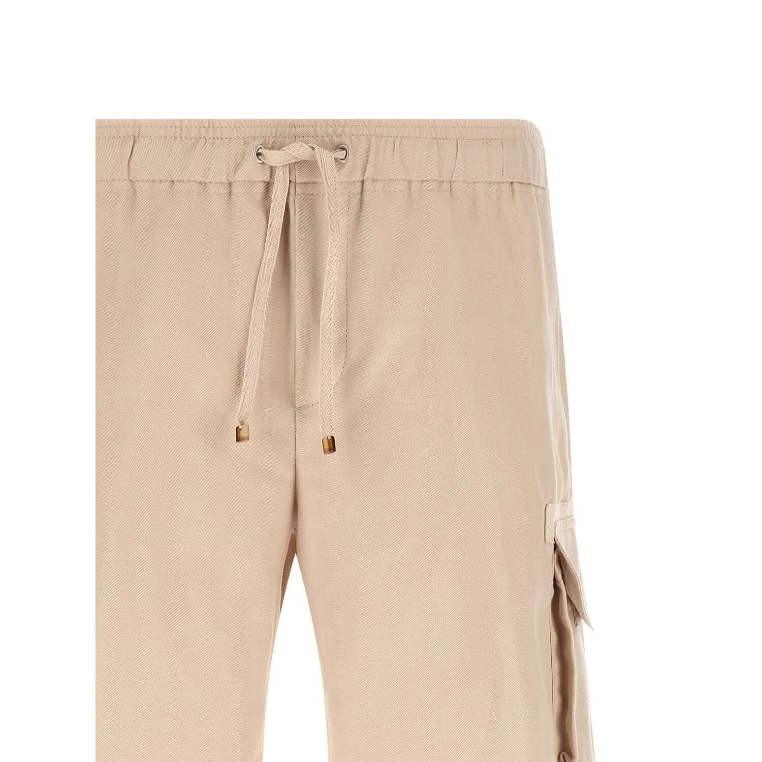 Brunello Cucinelli Beige Linen Bermuda Shorts