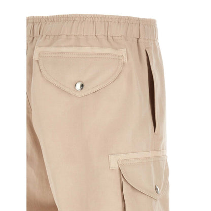 Brunello Cucinelli Beige Linen Bermuda Shorts