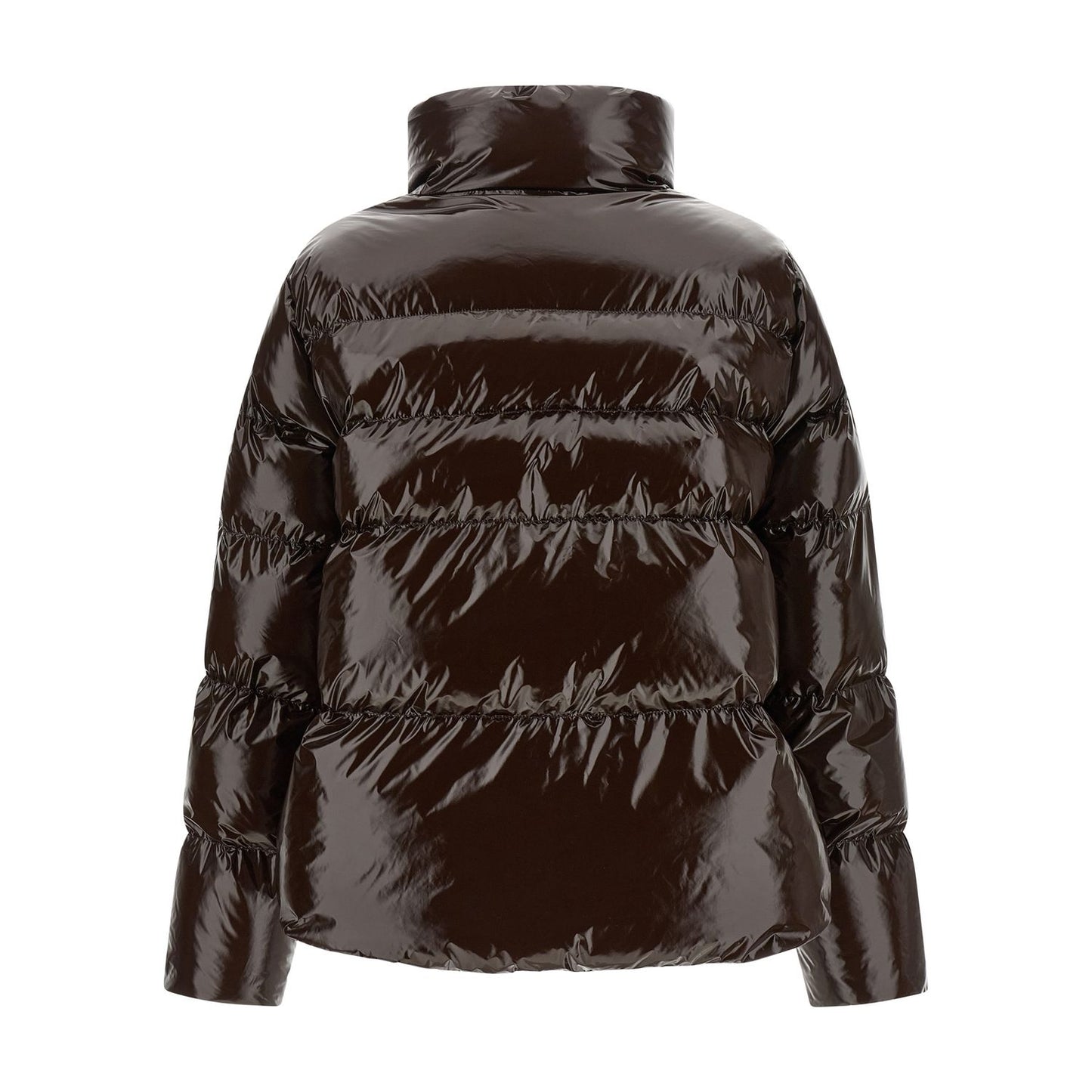 PINKO Brown Polyamide Full-Length Jacket