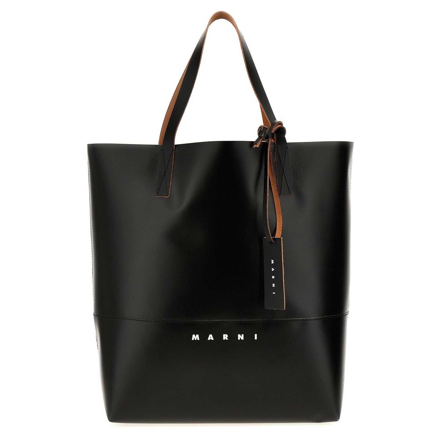 Marni Black Polyethylene Tote Bag