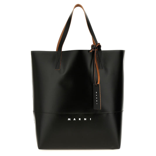Marni Black Polyethylene Tote Bag