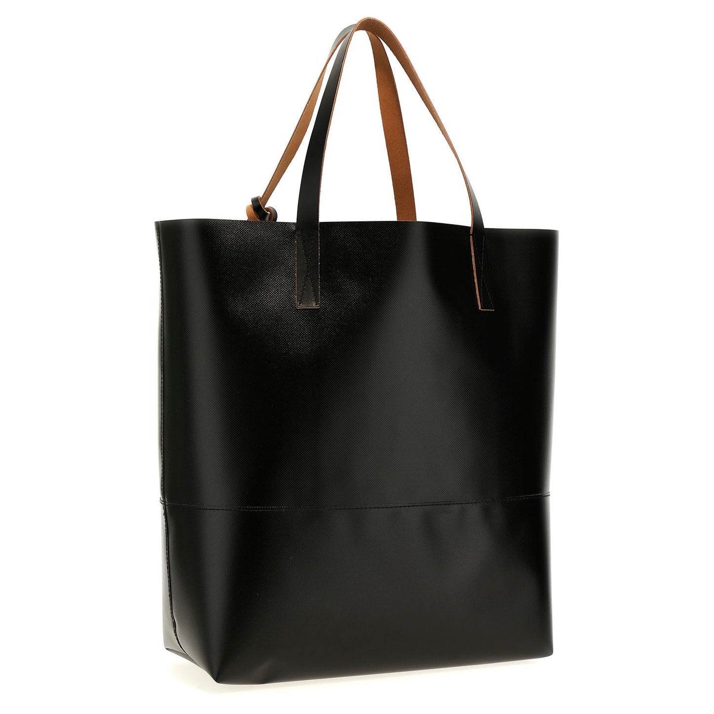 Marni Black Polyethylene Tote Bag