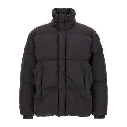 Diesel Black Polyamide Full-Length Jacket