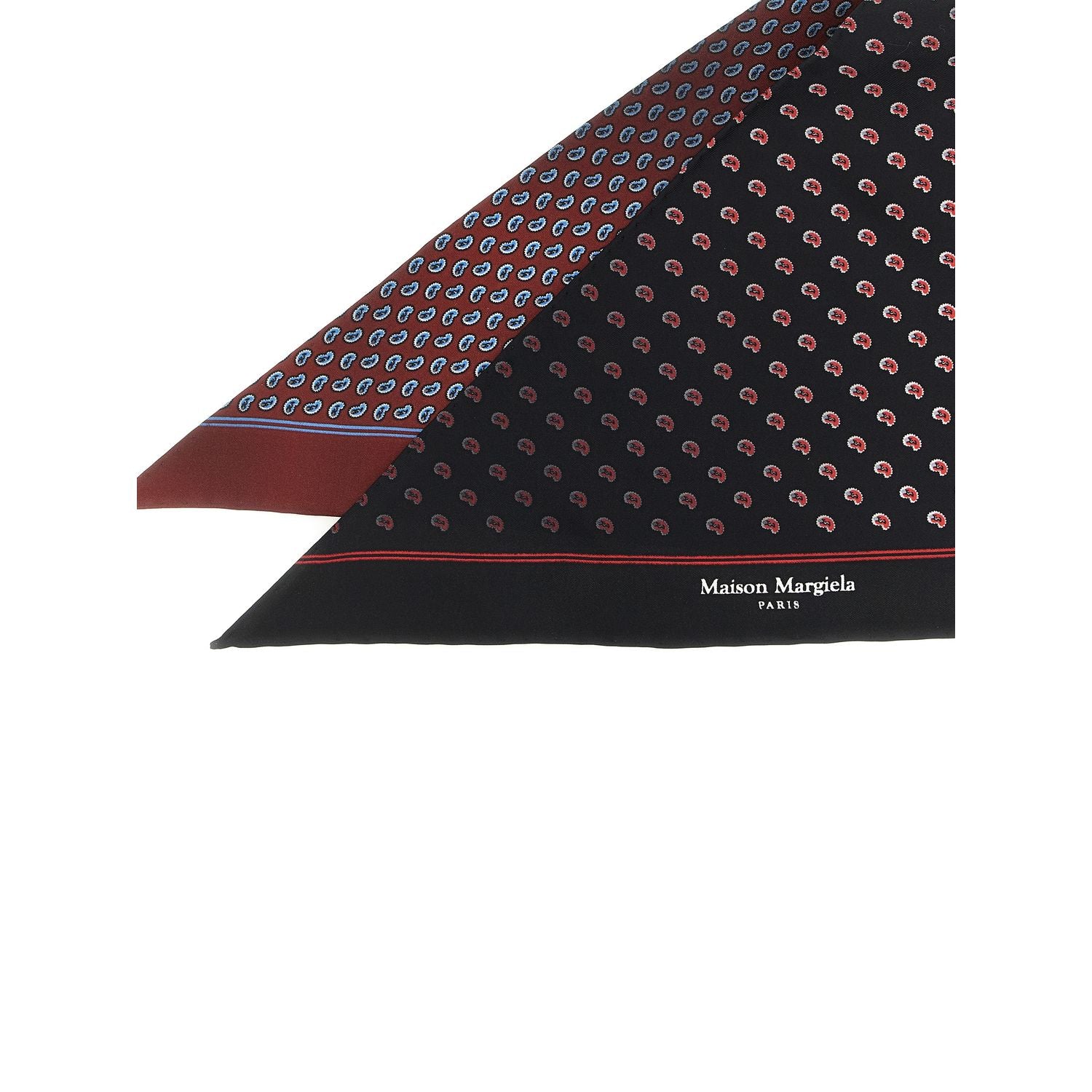 Maison Margiela Multicolor Silk Scarf