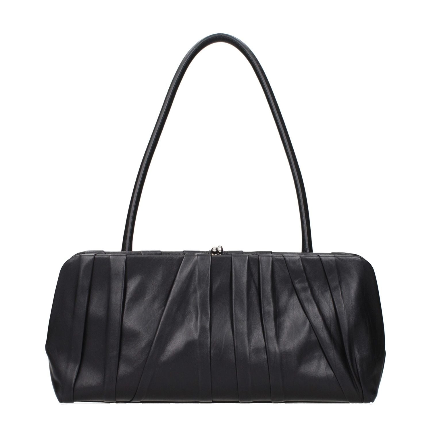 Jil Sander Black Leather Shoulder Bag
