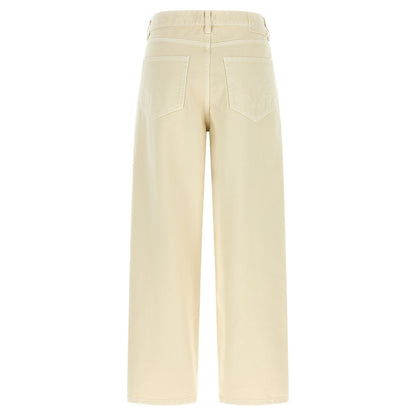 PINKO Beige Cotton Jeans Denim