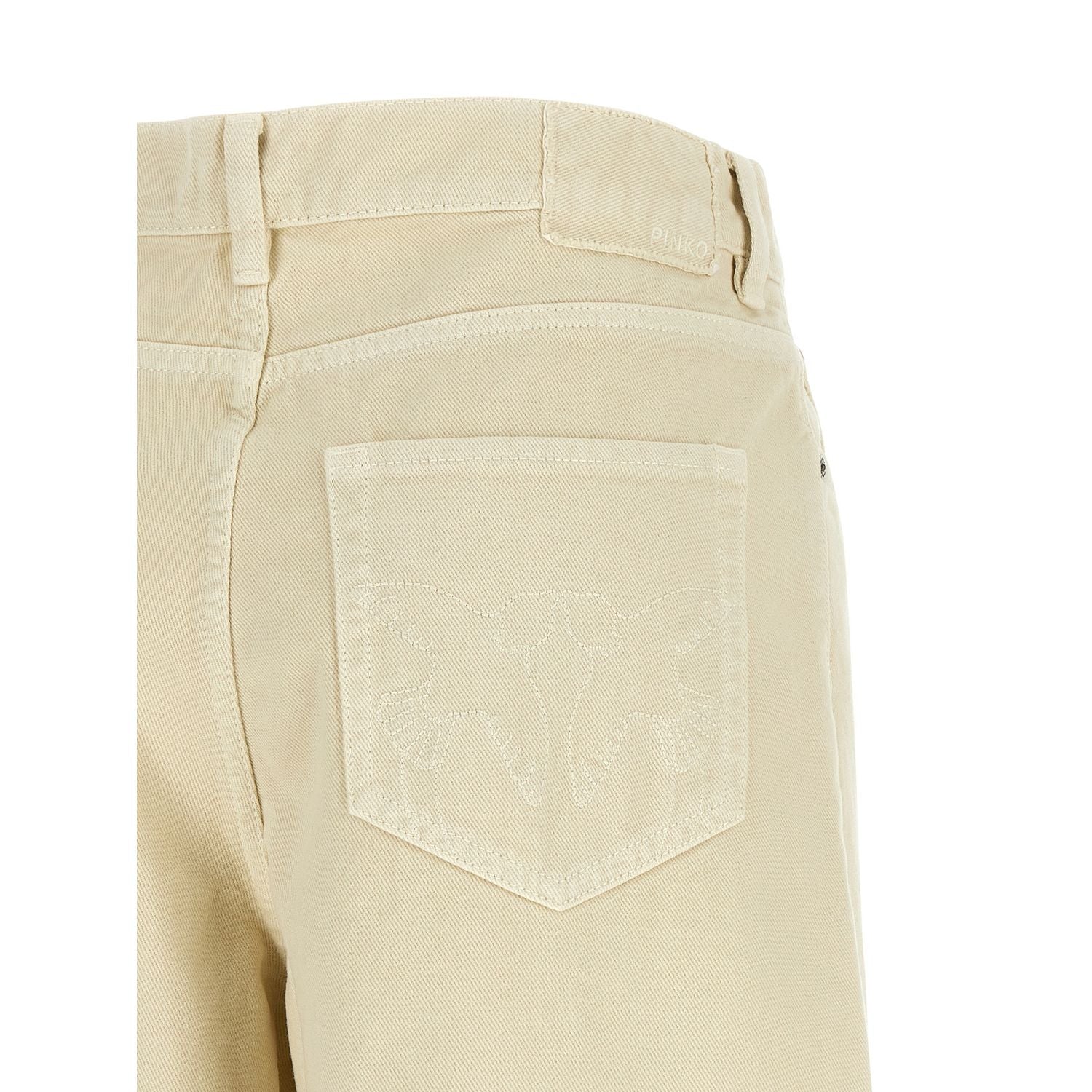 PINKO Beige Cotton Jeans Denim