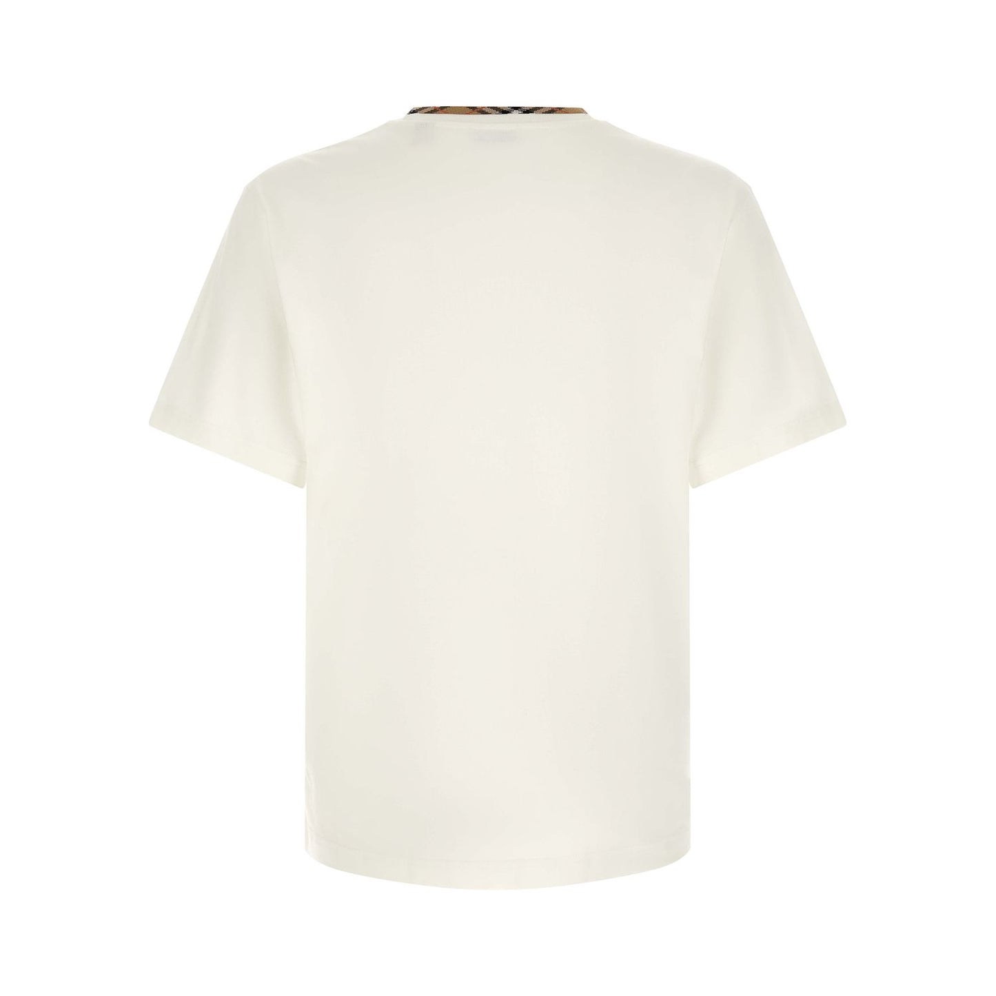 Burberry White Cotton T-Shirt