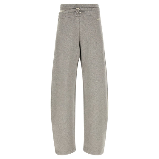 The Attico Gray Cotton Casual Pants