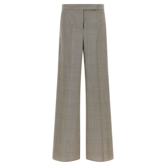 Max Mara Gray Wool Dress Pants