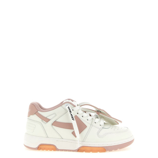 Off-White Multicolor Calfskin Athletic Sneakers