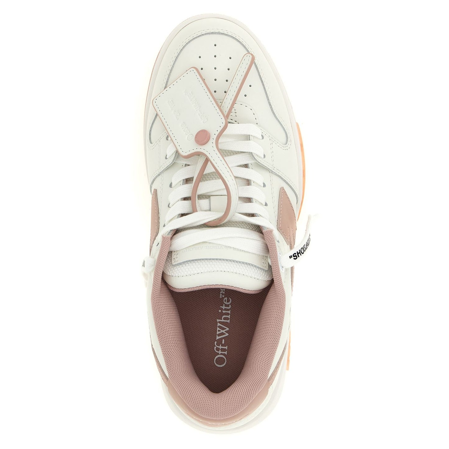 Off-White Multicolor Calfskin Athletic Sneakers