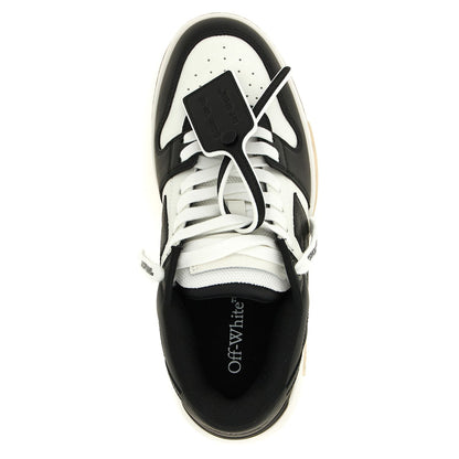 Off-White Bicolor Calfskin Low Top Sneakers