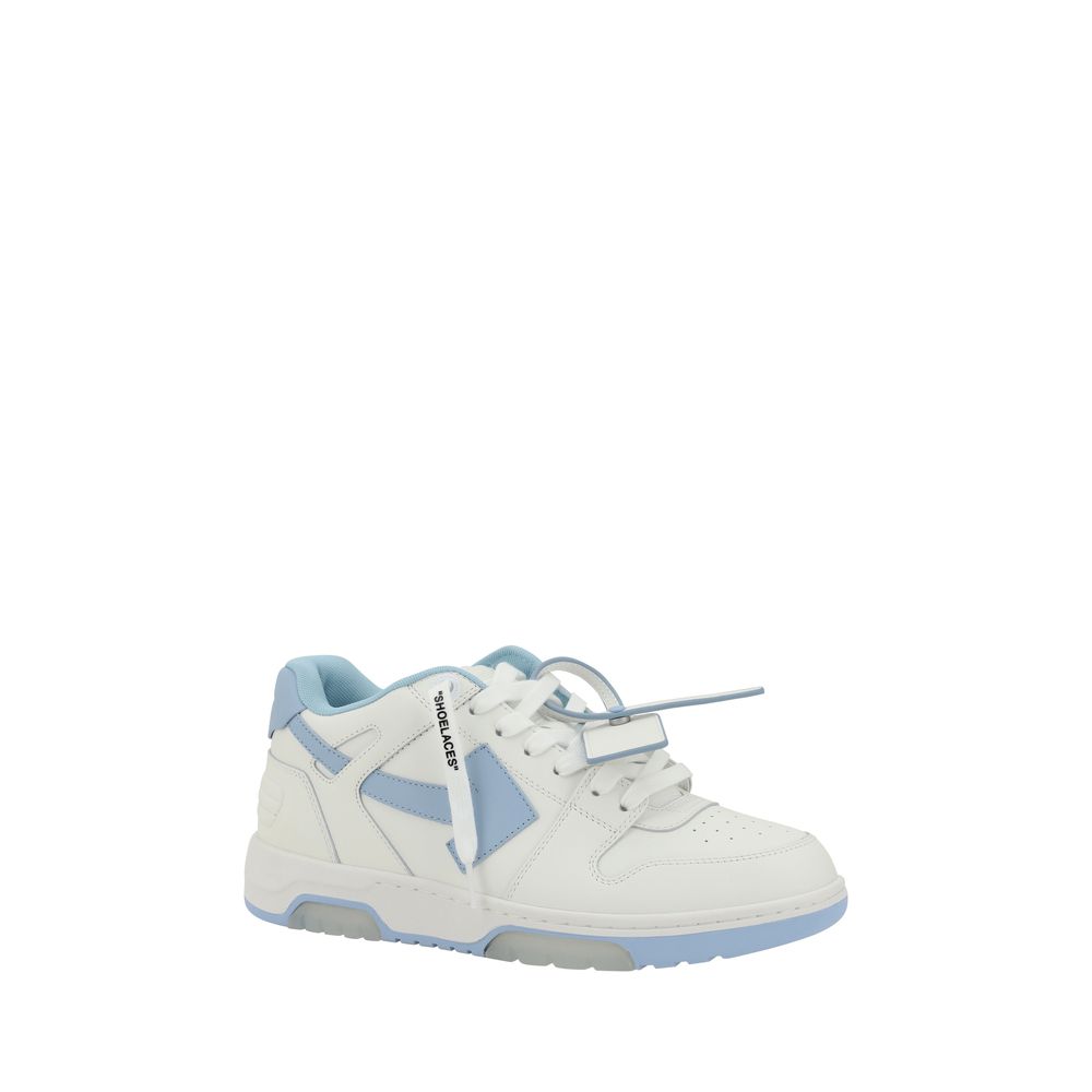 Off-White White Calf Leather Bos Taurus Athletic Sneakers