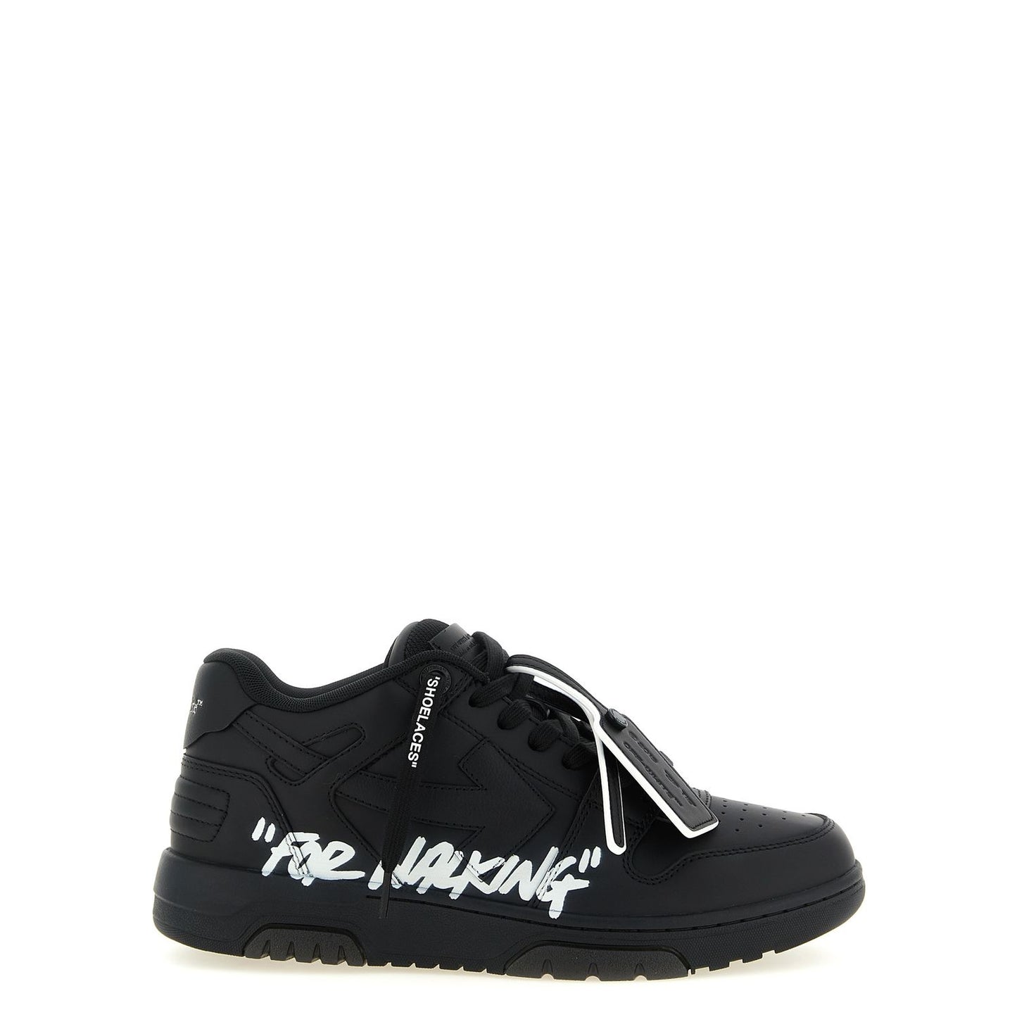 Off-White Bicolor Calfskin Low Top Sneakers