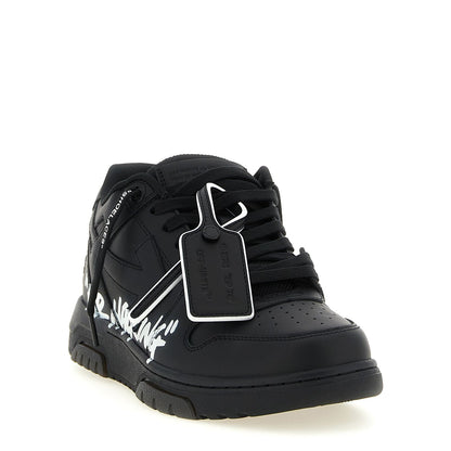 Off-White Bicolor Calfskin Low Top Sneakers