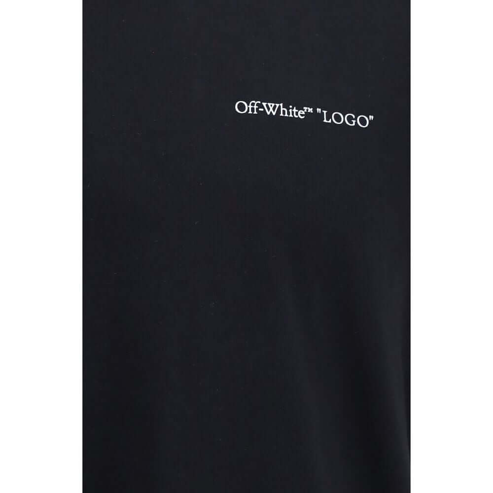 Off-White Black Cotton T-Shirt