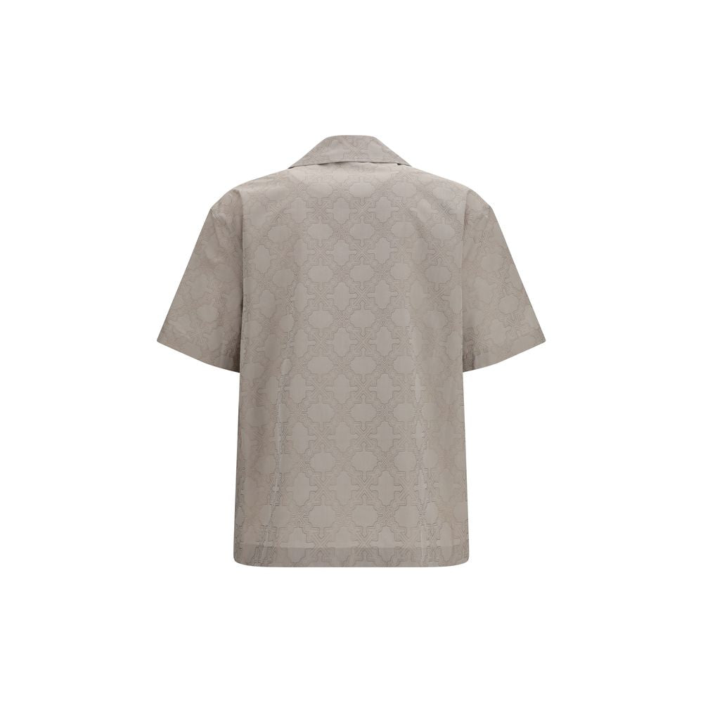 Off-White Beige Cotton Shirt