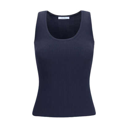 Max Mara Blue Viscose Tank Tops