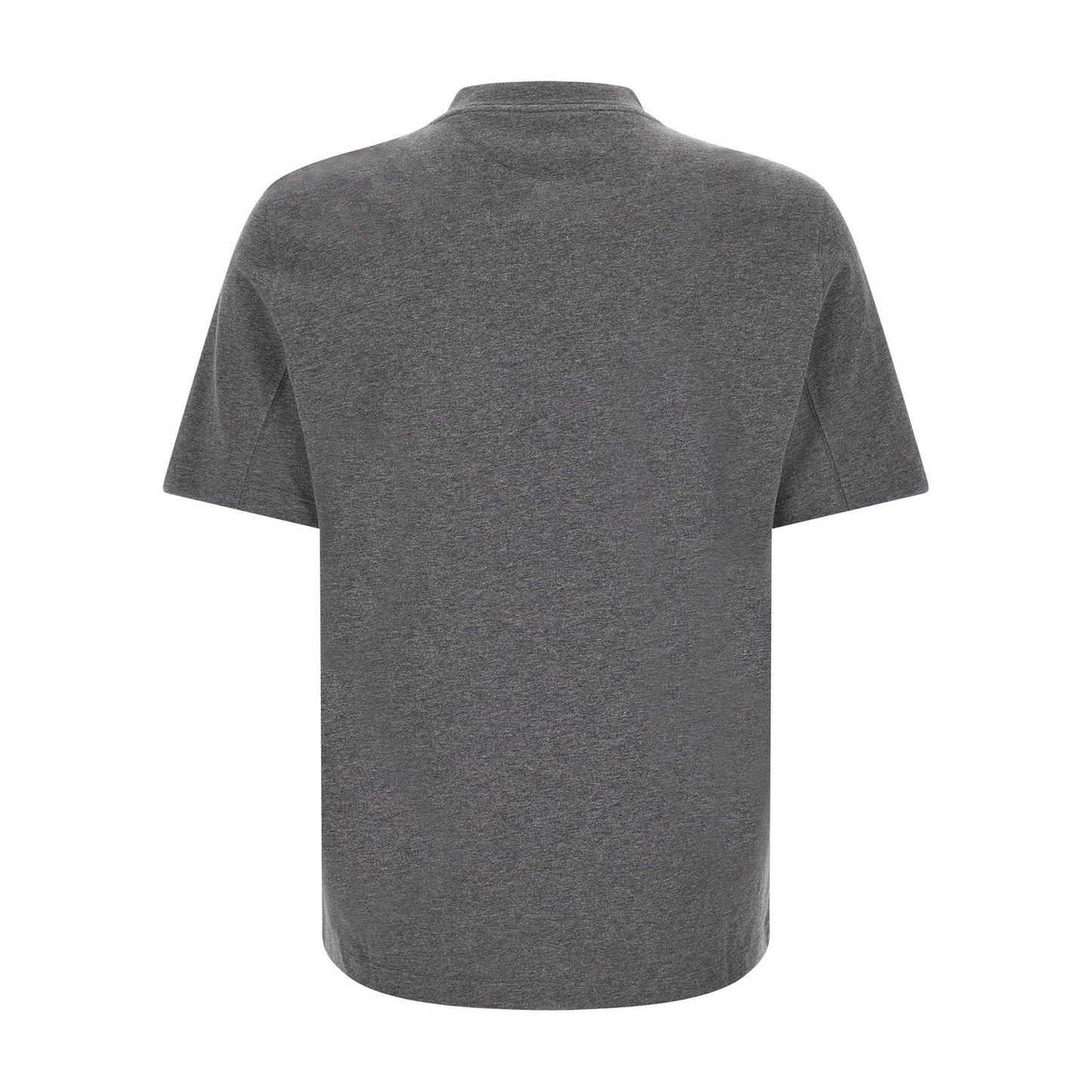 Brunello Cucinelli Gray Cotton T-Shirt