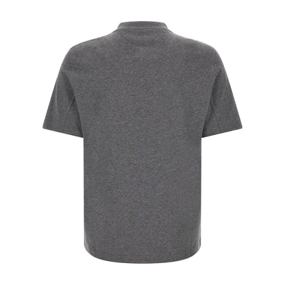 Brunello Cucinelli Gray Cotton T-Shirt