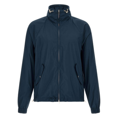 Brunello Cucinelli Blue Polyester Full-Length Jacket