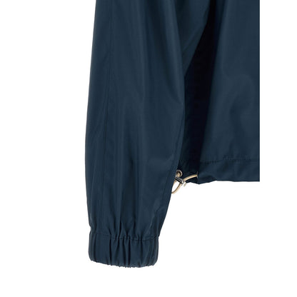 Brunello Cucinelli Blue Polyester Full-Length Jacket