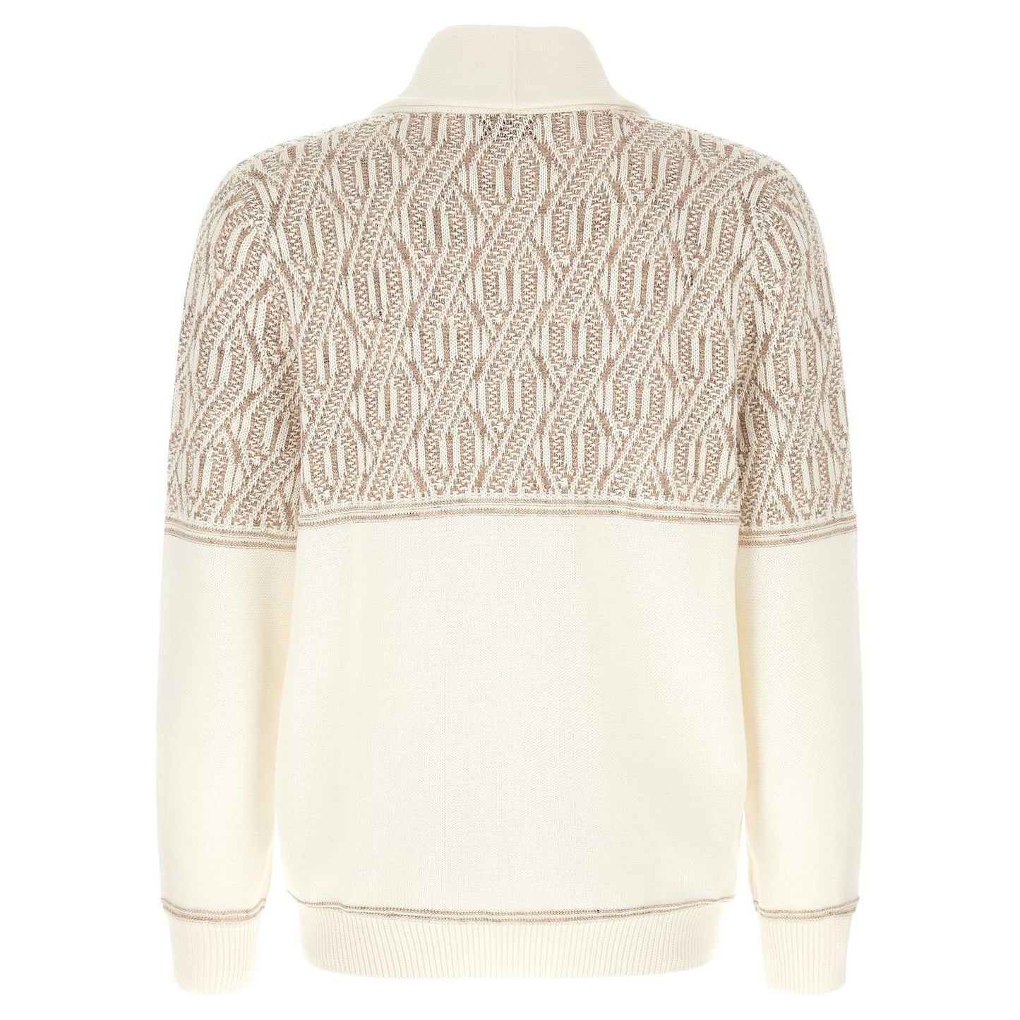 Brunello Cucinelli Beige Cotton Cardigan