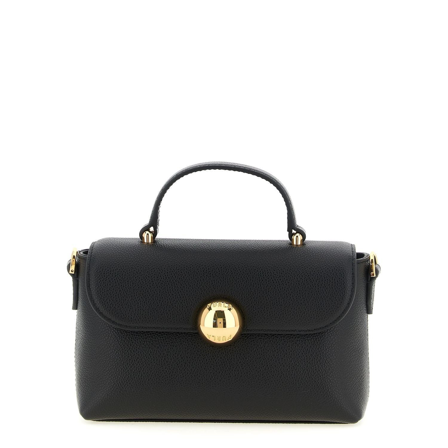 Furla Black Calfskin Handbag