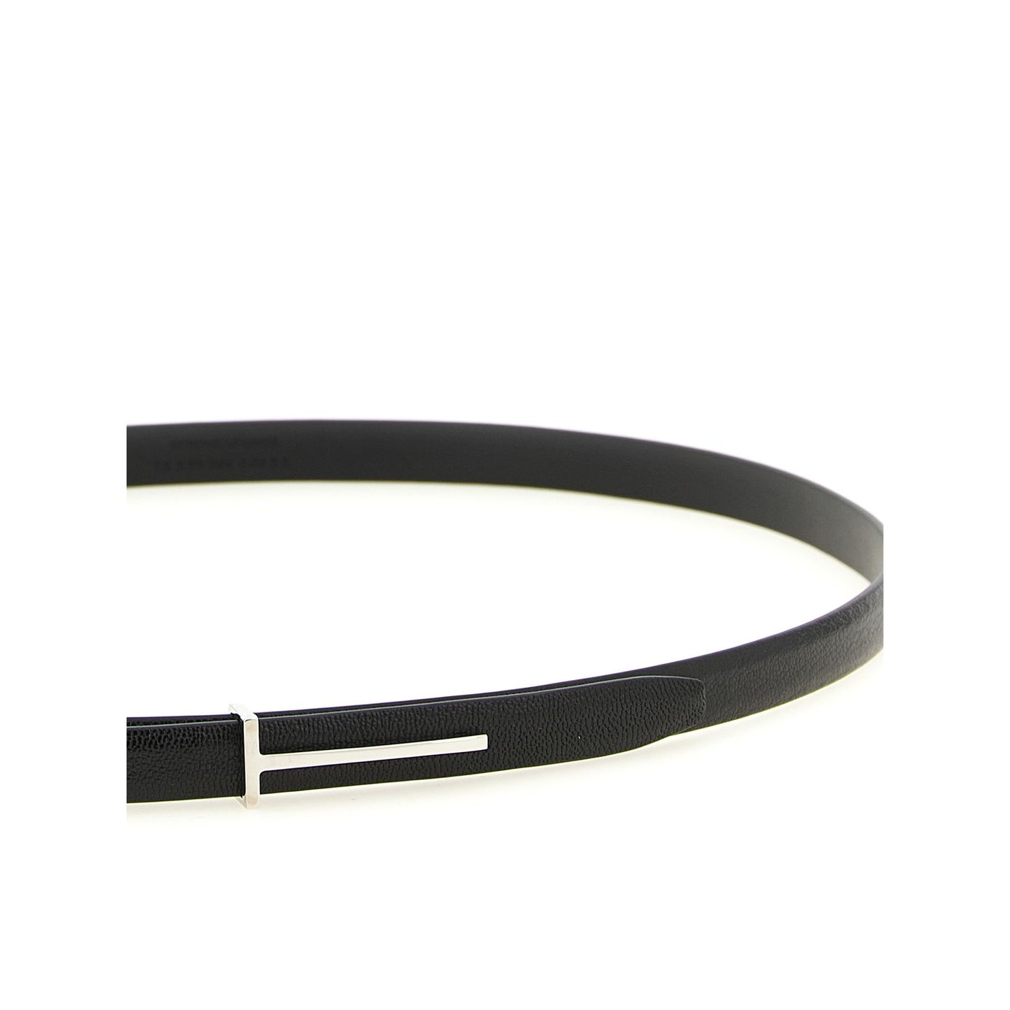 Tom Ford Black Goatskin Thin Belt