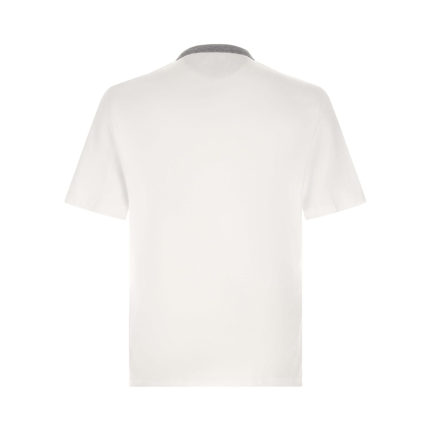 Brunello Cucinelli White Cotton T-Shirt