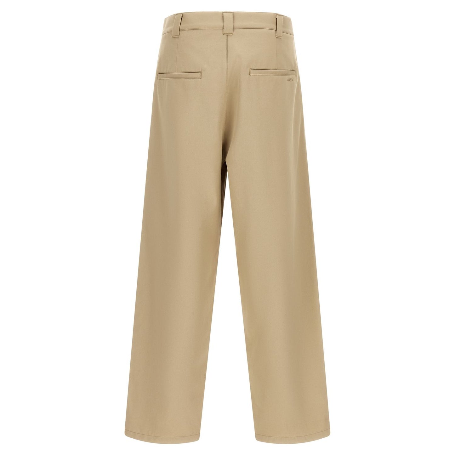 A.P.C. Beige Cotton Casual Pants