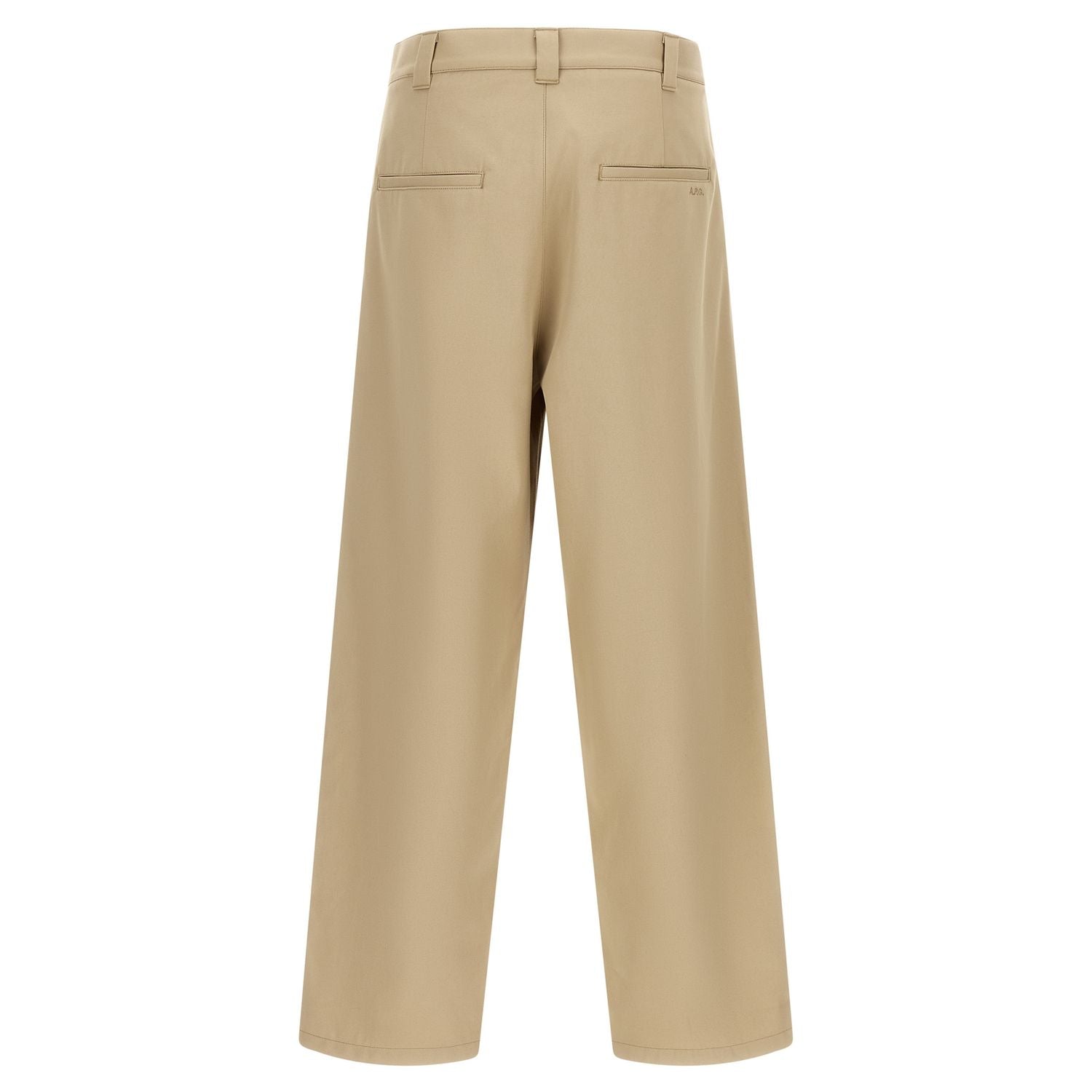 A.P.C. Beige Cotton Casual Pants